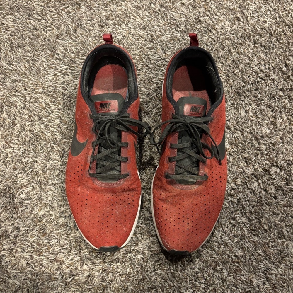 Nike Crimson and Ebony Running Shoes